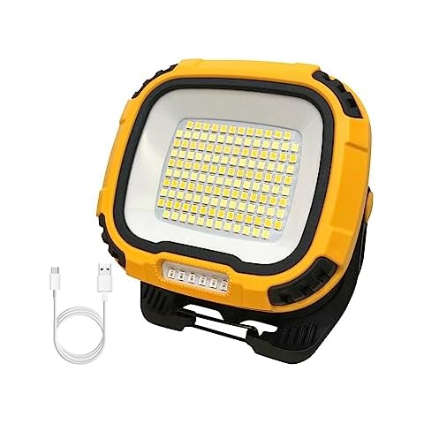 Trongle 40W LED Rechargeable Work Light, 4200LM COB Floodlight Super Bright with Magnetic Holder, USB Battery Security Light Portable Light Outdoor Waterproof Cover