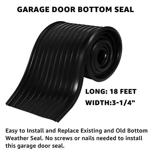 18 Feet 154448 Seal Replacement For Wayne Dalton Garage Door Bottom Weather Seal For Weather Stripping Fit 18 Ft Wide Doors #TOP4