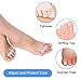 6 Pack Toe Separators Hammer Toe Straightener, Three Pairs of 3-Loops Toe Spacers for Bunion Corrector for Men and Women, Toe Spacers for Yoga, Overlapping Toe, Bunion Relief