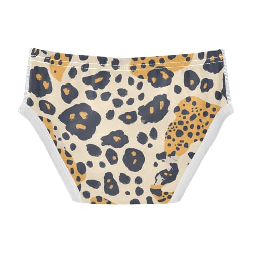 KLL Leopard Print Toddler Boys Cotton Underwear Cute Children Panties2