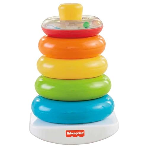 Fisher-Price Rock-a-Stack Baby Ring Stacking Toy