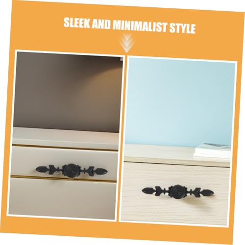 Tiradores de retro Gadpiparty para tocador de dormitorio y mesita de noche de aluminio, 4 unidades 8