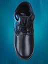 Boys School Shoe, Size-1UK (Youth), Black, Lace-Up Style with Durable Rubber Sole, gallery image