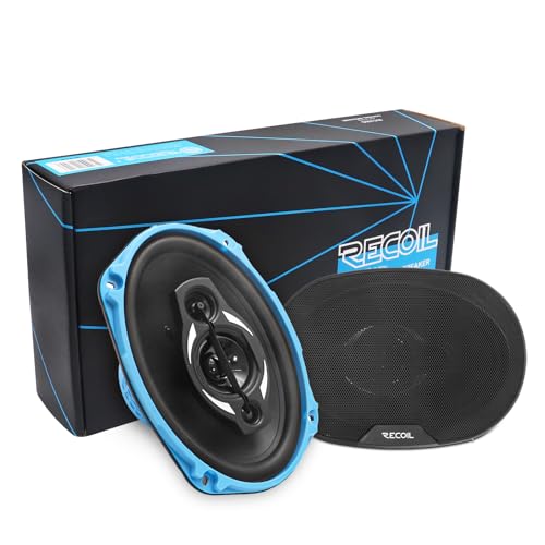 RECOIL RCX694 Echo Series Altavoces Coche Coaxiales 6x9 Pulgadas (15x23 cm) 4 Vías, con Rejillas, Vendidos en Pares, Sistema de Audio para Auto - imagen 2