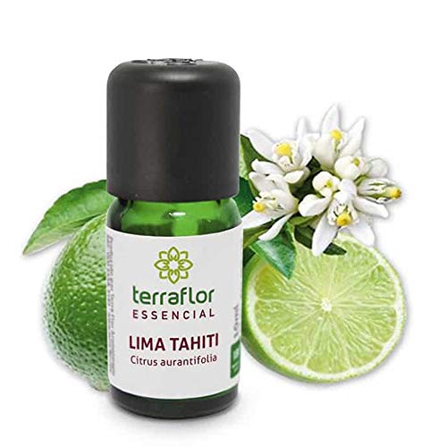 Óleo Essencial Puro Natural Vegano de Lima Tahiti 10ml Terra Flor Aromaterapia