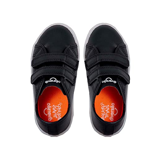 Tênis Diversão Lightroom Preto Infantil