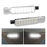 MbuyDIY LED Interior Door Panel Courtesy Light Lamp Compatible with Chevy Silverado GMC Sierra 1997-2006, C1500 K1500 1997-1999, Tahoe Yukon 1995-2006, Avalanche Suburban Hummer H2 Escalade, White