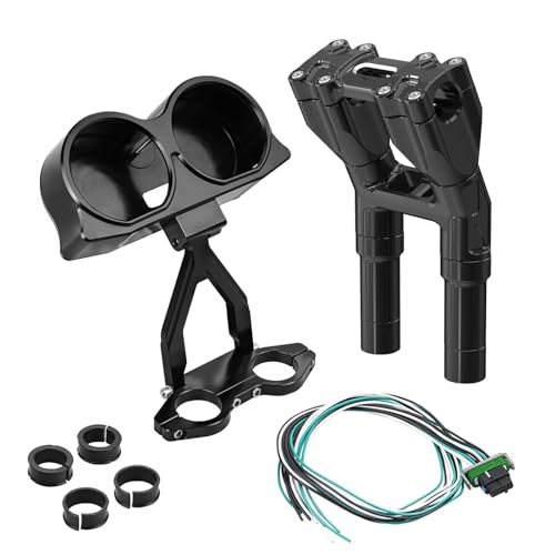 Rehausseur de guidon combo 8.25 pouces pour voyage en moto Road Glide FLTRX Special