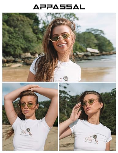 Y2K Snake Sunglasses for Women Men Narrow Rectangular Y2k Chic Sunnies AP3649