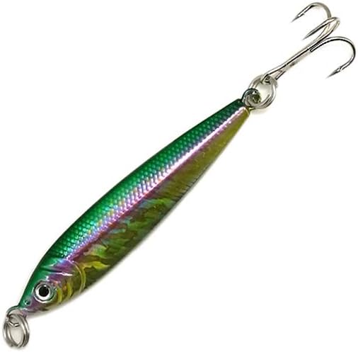 Live Bait Metal Jigs 1oz, 12 Pcs #4 Yellowtail Color for Freshwater & Saltwater,Versatile Casting/Flipping Jigs, Ideal for Tuna, Bass, & Salmon