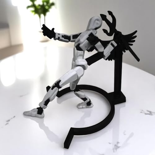 Image of YOURKARTS.COM DIY 3D Printed Robot Action Figure ? Realistic Human-Like Toy with Flexible Joints | Durable BPA-Free Plastic Build for Kids, Adults or Desk Display | car Accessories 2025