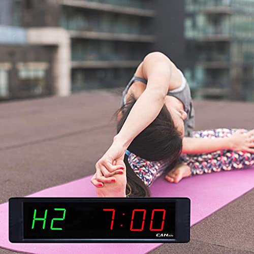 Cronómetro de fitness con temporizador de 1 pulg verde y rojo miniatura 7