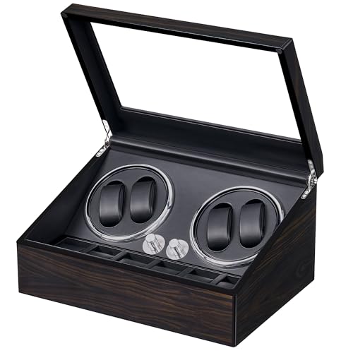 ANWBROAD Caricatore per orologi automatici 4 Rotatori con 6 scomparti extra e...