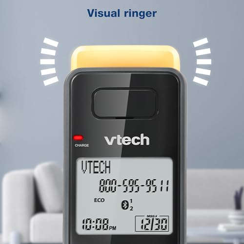 VTech IS8128-51 Super Long Range 5-Handset DECT 6.0 Cordless Phone for Home with Answering Machine, 2300 ft Range, Call Blocking, Bluetooth Connect to Cell, Intercom - image 8