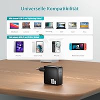 Basicvolt 100W USB C Laptop Ladegerät, für HP Spectre X360, Elitebook Elite Envy Probook Chromebook Pavilion AC Adapter – Ansicht 6