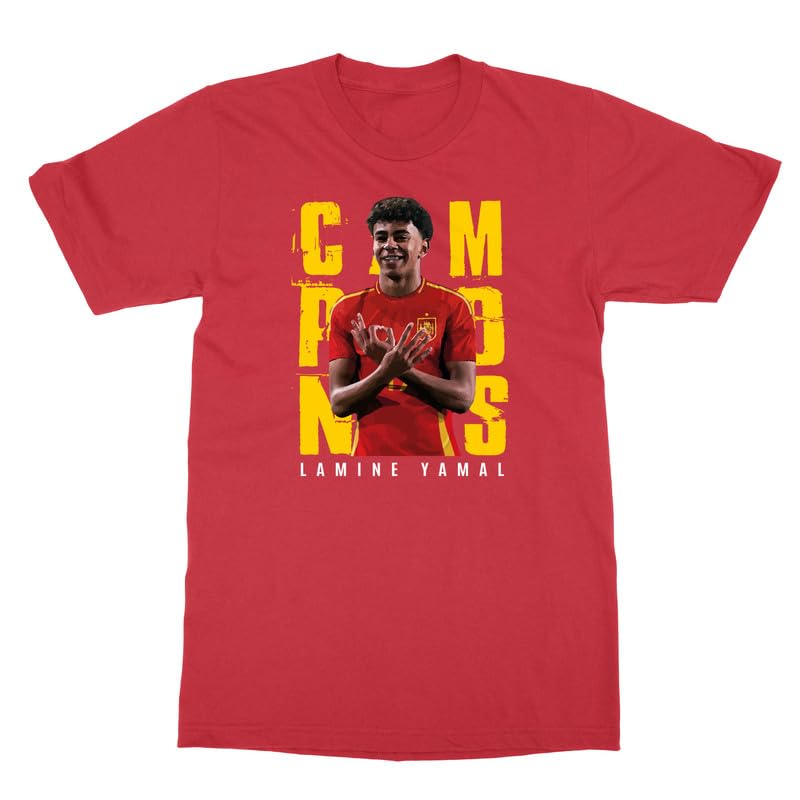 Spain Campeones De Europa Lamine Yamal Celebration Unisex T-Shirt