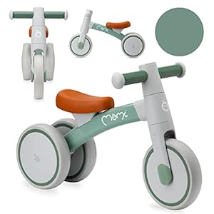 MoMi Bicicleta Infantil Tedi niños (máx. Peso Corporal: 25 kg), Mini Triciclo con Ruedas de plástico a Prueba de pinchazos, Marco de Metal Ligero – 1,2 kg, Bebés Unisex