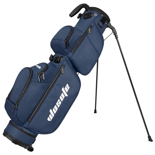 Golf Stand Bag for Men Women 3-Way Dividers Lightweight Par 3 Driving Range Executive Courses Portable and Durable with Adjustable and Detachable Dual - Shoulder Straps Rain Cover