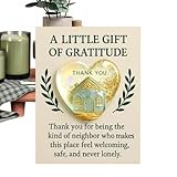 Generico Postal | Postal conmemorativa en forma de corazón - De Acción de Gracias Para Vecinos - Para Hijo Hija Familia Amigos Hombres Mujeres Chicos Jóvenes Adolescentes