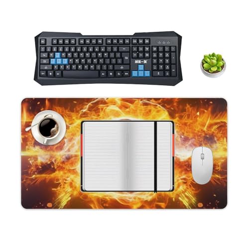 Tapis de bureau en caoutchouc imperméable grand format antidérapant 75x40 cm