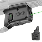 WARRIORLAND Kydex Holster for Gun with Green Laser Light Combo Fit for Hellcat Pro Pistol, WLS-110G Laser Beam Sight with Power Indicator & Concealed Carry IWB Right-Hand Holster