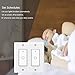 WiFi Light Smart Switch 2 Gang Touch Wall - Compatible With Alexa Google Assistant and IFTTT