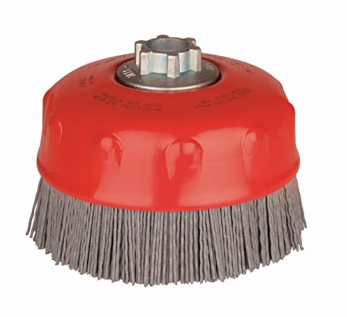 Taza Nylon Abrasivo Grano 180 Diam. 110 Rosca M14