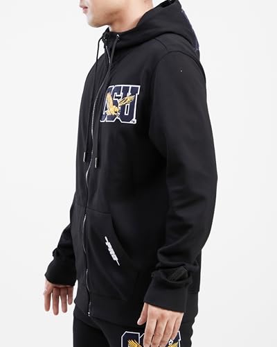 Image of Pro Standard Mens College Classic Chenille Cotton Double Knit Full Zip Hoodie