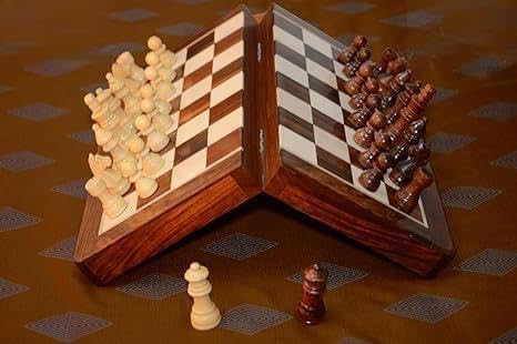 BCBESTCHESS7 Inches and 12 Inches Chess Set Combo
