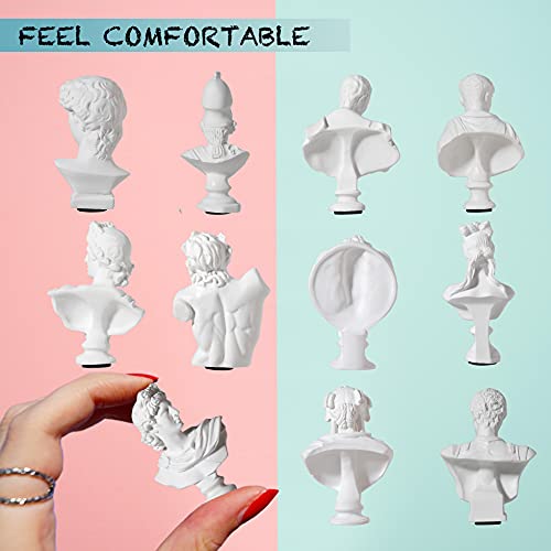 Lagom House Greek Bust Statue And Sculptures Set Of 10 Pcs Greek Bust Statue Decor Roman Resin Mini Greek Mythology Figurine Greek God Statue Bust Small For Decor/Gifts/Drawing thumb #4