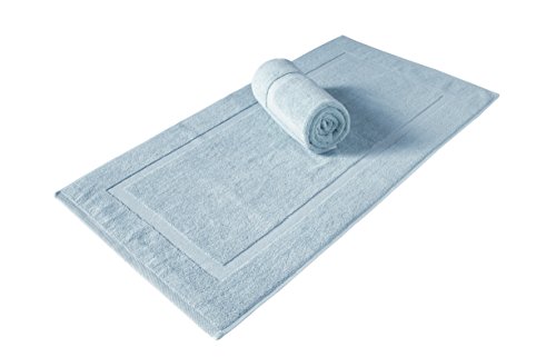 SALBAKOS Luxury Hotel and Spa 100% Turkish Cotton Banded Panel Bath Mat Set