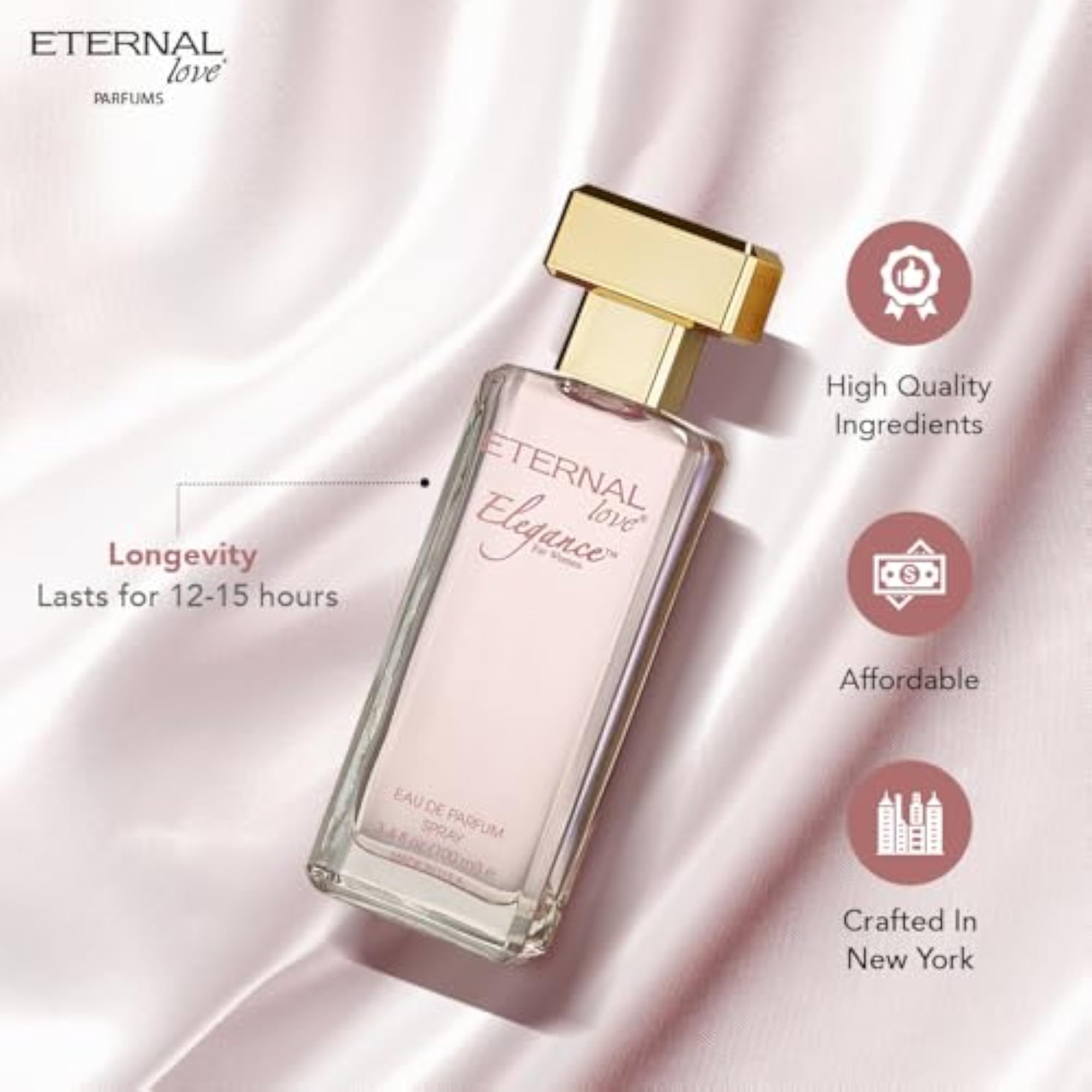 Elegance Eau De Parfum for Women, Long-Lasting