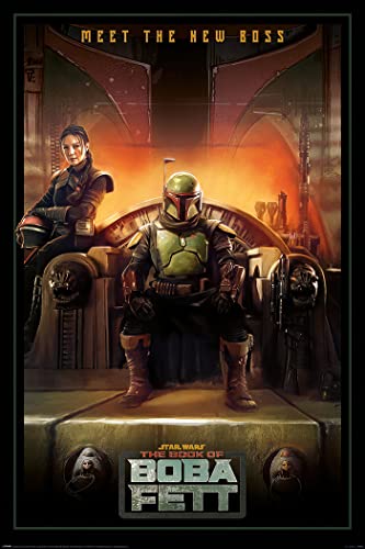 Star Wars: The Book Of Boba Fett - TV Show Poster (Meet The New Boss) (Size: 24 x 36 )