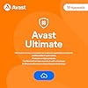 Avast Ultimate 2024 - Pack Antivirus avec Avast Premium Security, Avast SecureLine VPN et Avast Cleanup Premium | 10 appareil | 1 An | PC/Mac | Code d'activation - envoi par email
