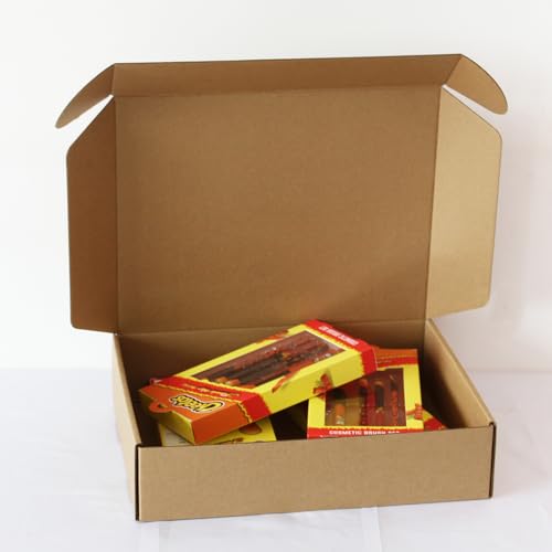 Image of GDYIHANG12x9x3 Inches 68 Pack Brown Mail Order Boxes, Shipping Boxes,Mailing Boxes Corrugated Box Mailers Shipping,Storage Or Small Business Pac