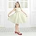 PANDANINJIA Girls Dress Shoes Toddler Heels Ruby Bow Mary Jane Low Heels Flower Girl Party Pumps Wedding Princess Shoes for Toddler/Little Kid/Big Kid (Red Sequin, 4 M US Big Kid)