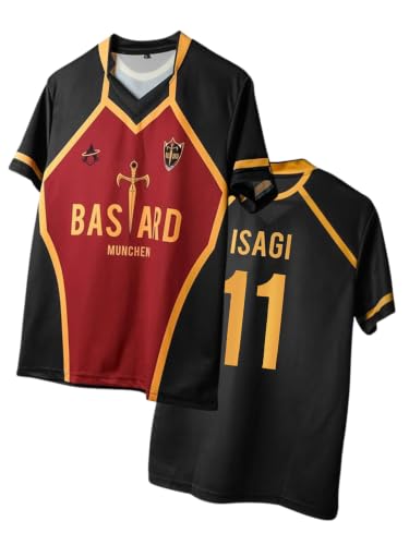 Image of ComicSense Unisex Anime Jersey T Shirts for Men & Women, Munchen #11 Printed Anime Jersey Tees