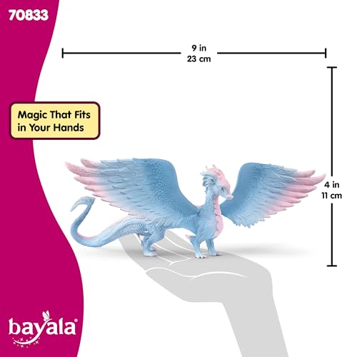 Image of Schleich Bayala - Crystal Dragon Toy Figurine - Kids Ages 5+ | 70833