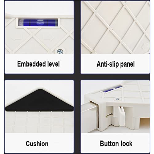 Support Réfrigérateur Réglable - Base Surélevée pour Lave-Vaisselle et Sèche-Linge