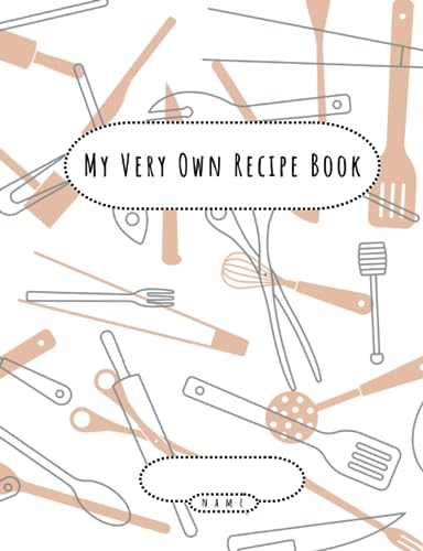 Your Very Own Recipe Book I Blank Template I 100 Pages I Included Measurement Conversion Sheets: Write On Paper I Space Saving Size I 7.5” x 10” image 2
