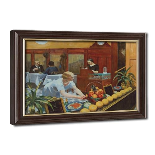 Tableaux pour femmes par Edward Hopper - Impression sur toile salon 50,8x76,2 cm