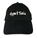Gym and Tonic - Embroidered (Dad Cap) Polo Style Ball Cap (in (Black)
