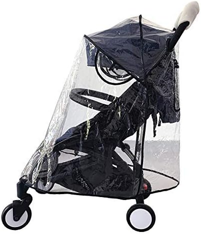 Universal Baby Pushchair Rain Cover Waterproof Umbrella Pram Wind Dust Shield Cover for Strollers,EVA Material Weather Shield Stroller for Baby Rain Protection