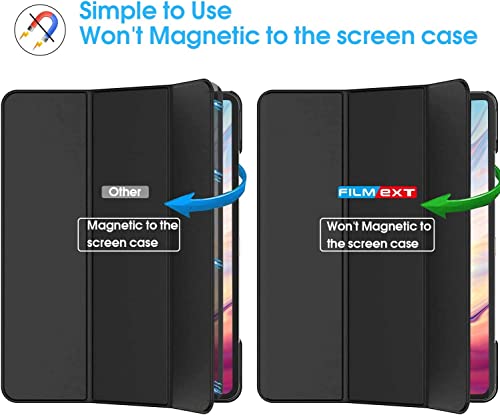 Image of Magnetic iPad Mini 6 Privacy Screen Protector 8.3 inch 2021, FILMEXT Removable & Reusable Anti Glare Anti Blue Light Spy Filter, Anti Scratch Screen Protector for iPad Mini 6th Generation [Landscape | Anti Glare Anti Blue Light Spy Anti Scratch Screen Filter for iPad Mini 6th Generation [Landscape Privacy]