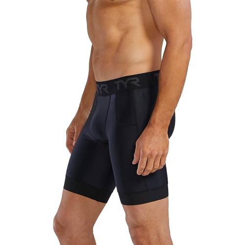 Pantalón de compresión cortos para hombre TYR Athletic transpirable 2