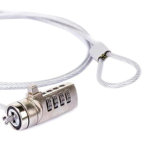 Cadeado Para Notebook Trava de Segurança Premium Com Segredo Bloqueio de Combinação Senha Compriment