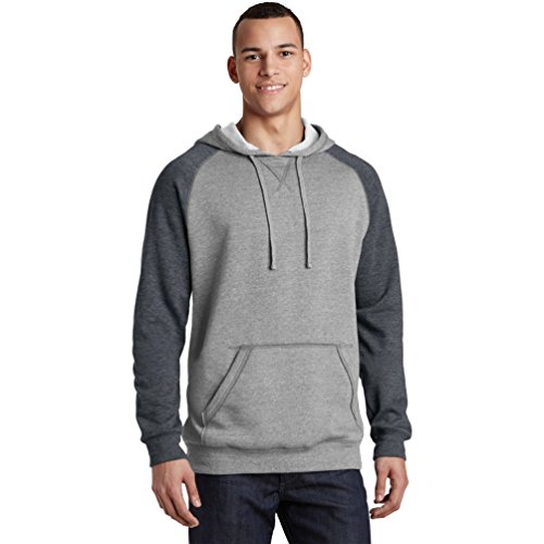 District Mens Lightweight Raglan Hoodie