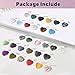 30PCS Mixed Color Heart Healing Crystals – Natural Gemstones for Meditation, Chakra Healing, Witchcraft & Spiritual Growth, Crystals and Healing Stones for Positive Energy