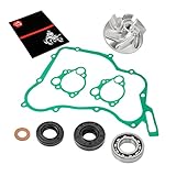 Water Pump Rebuild Kit Impeller Gaskets Seals Compatible with Honda CR125 CR125R 1990-2004