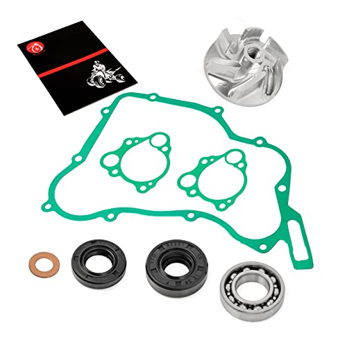 Water Pump Rebuild Kit Impeller Gaskets Seals Compatible with Honda CR125 CR125R 1990-2004